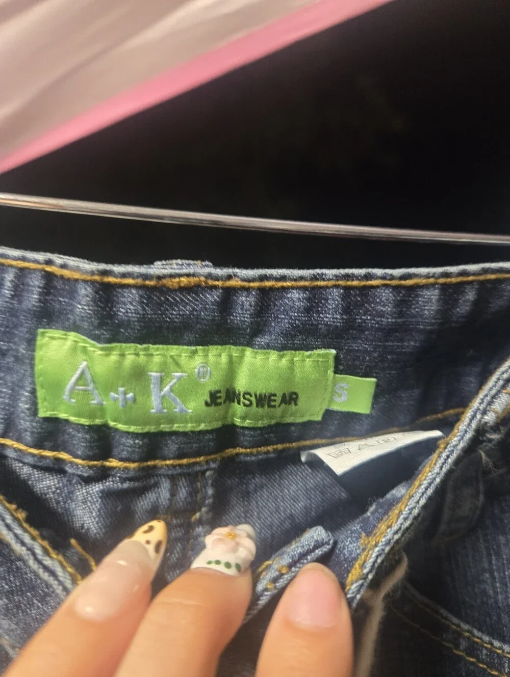 Y2k Deadsrock Blue Lace-Up Capri Jeans!
